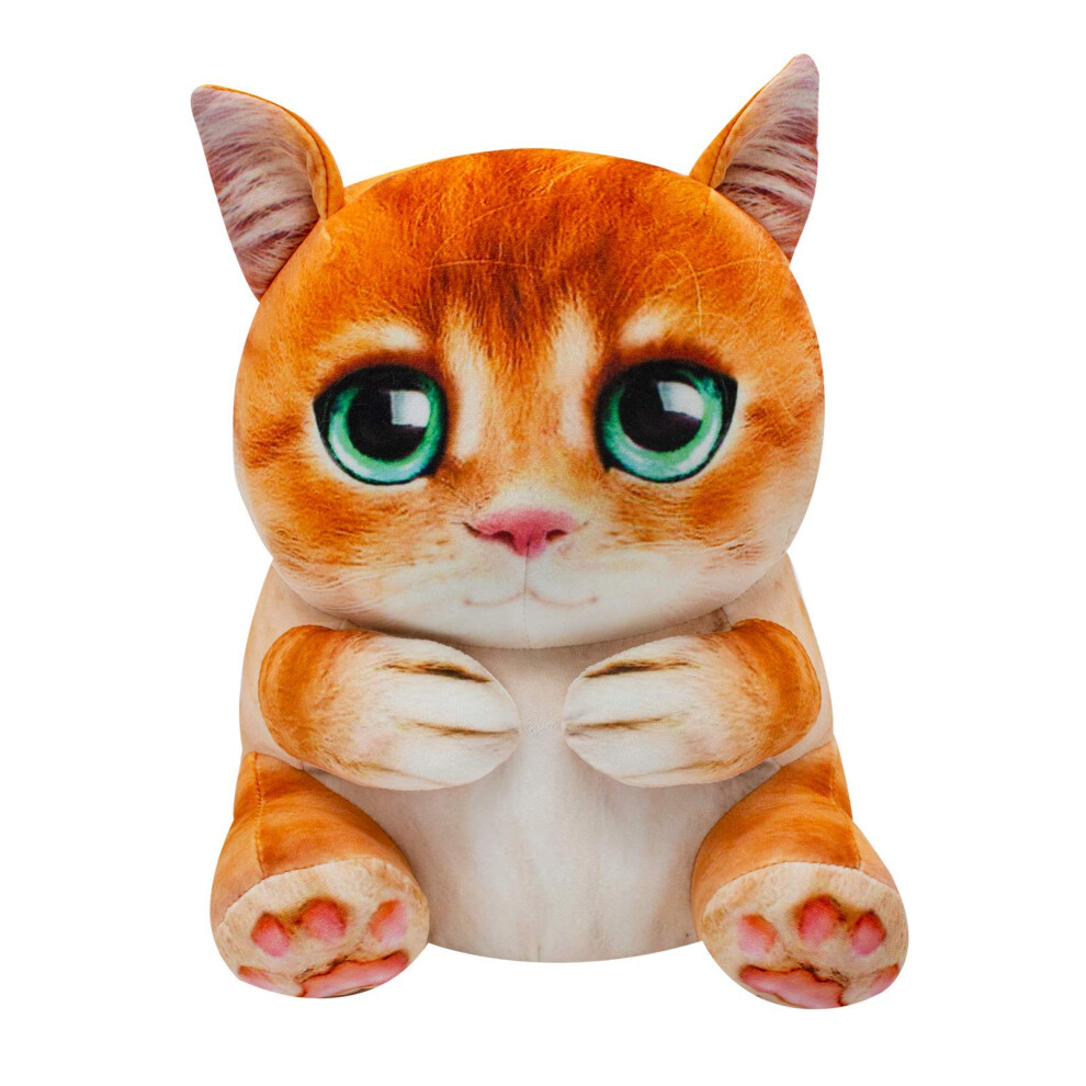 Wild Alive- Fiercely Cute  Snuggly 12  Hannah Cat- Photo Realistic Stuffed Animal- Made  Safe Materials