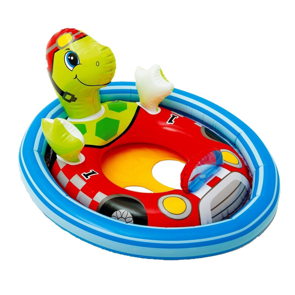 Intex Inflatable See Me Sit Pool Ride for Age 3-4 (Turtle)