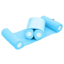 TRC Recreacin Super Soft Sun Cliner Piscina porttil Agua Flotacin Flotacin Hamaca Relajante Silla de relajacin o Agua Mantera Azul Azule