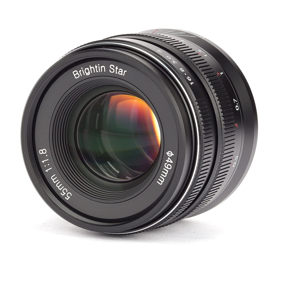 Brightin Star 55mm F1.8 Full Frame Manual Focus for Nikon Z Mount Mirrorless Cameras MF Large Aperture Prime Standard Fixed Focal Lens  Fit