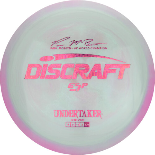 Discraft ESP Undertaker Paul McBeth 6X Υπογραφή 173-174 Γραμμάρια Δίσκος Γκολφ