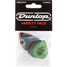 Dunlop Pick Variety Pack Assorted Medium/Heavy 12/Player's Pack