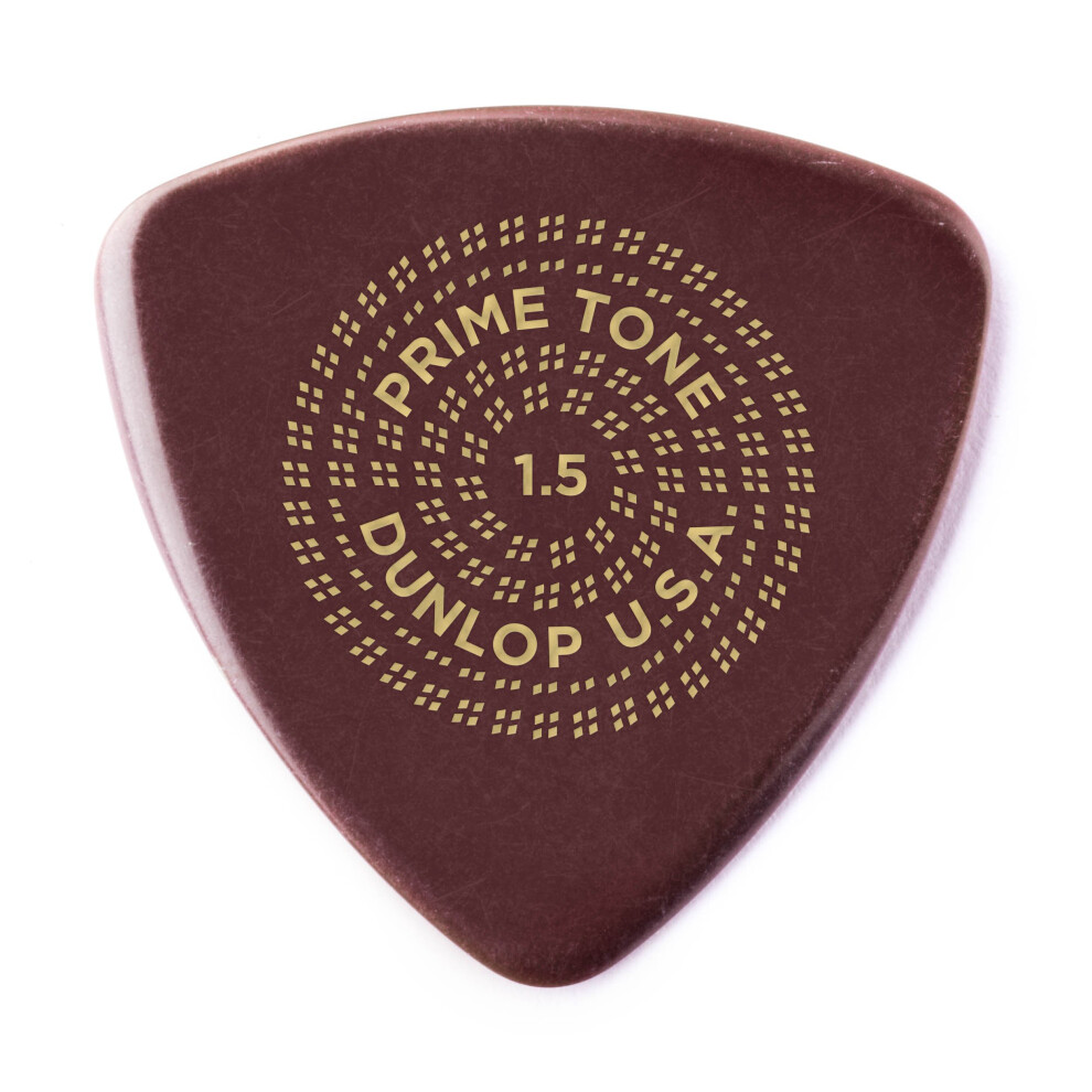 Jim Dunlop Primetone Triangle Smooth 1.5mm Guitar Picks - 3 Pack