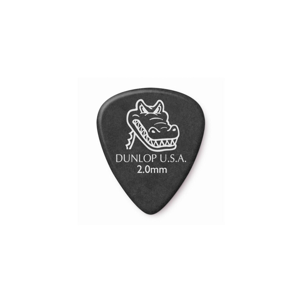 Dunlop Gator Grip Standard 2.0mm Black Guitar Picks