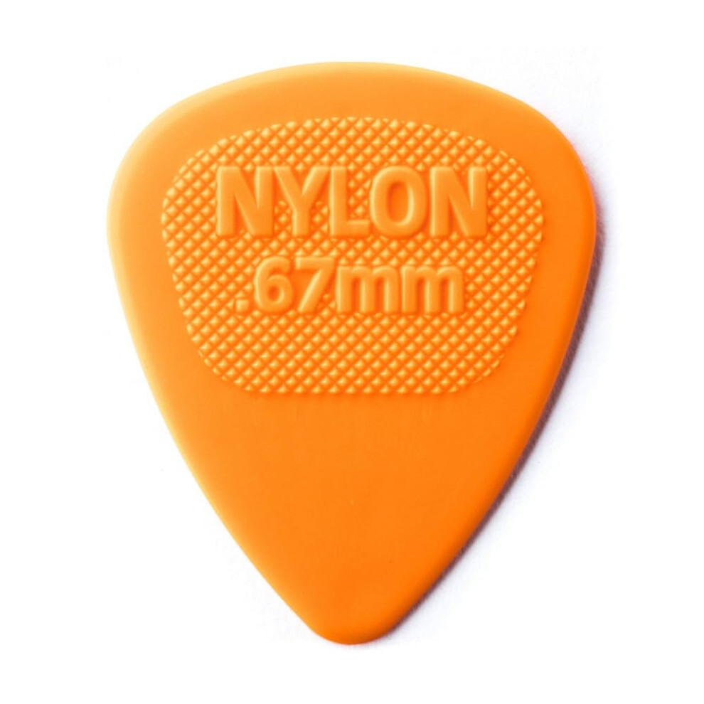 Dunlop Nylon MIDI Standard .67mm Orange Guitar Pick - 72 Pack