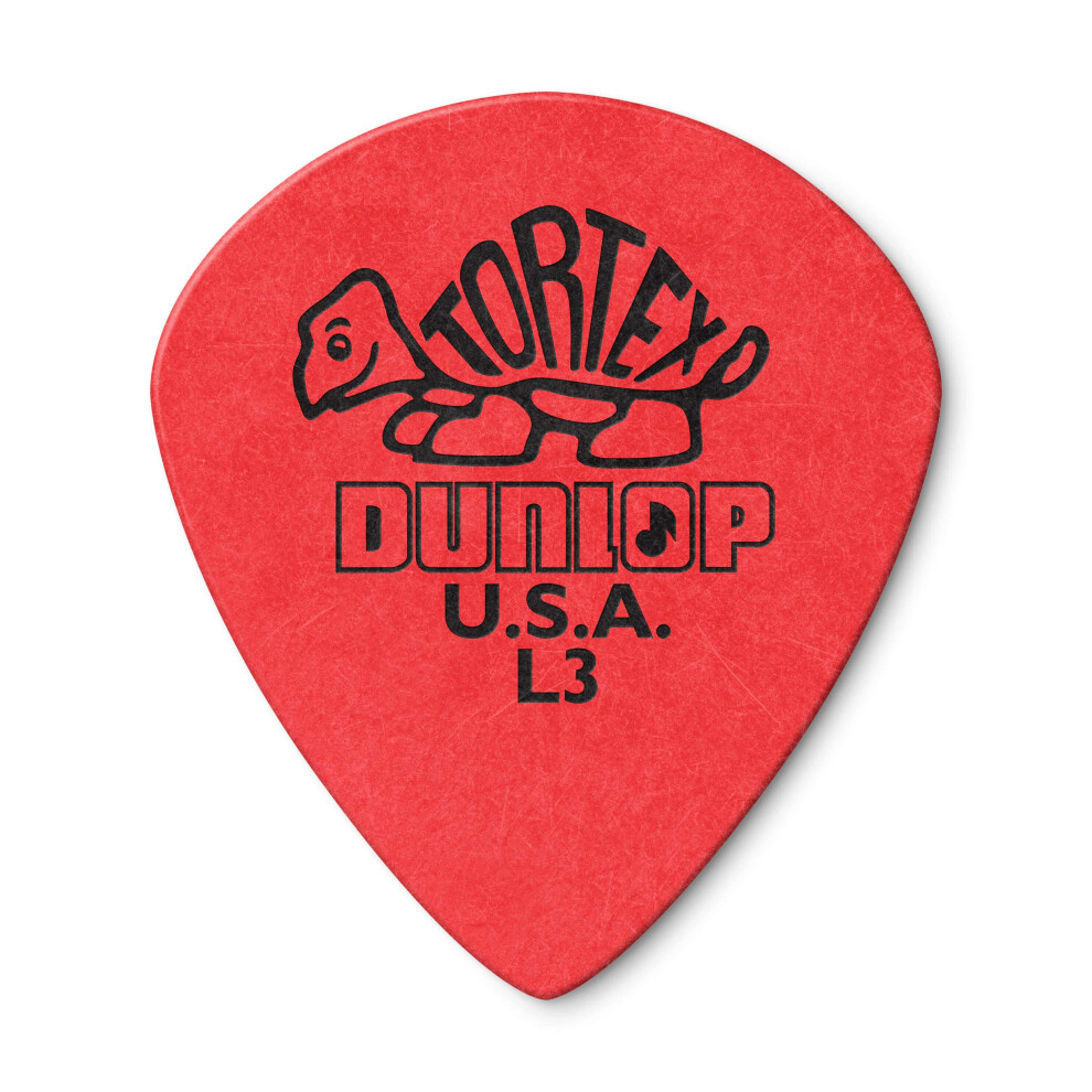 Dunlop 472RL3 0.50mm Tortex Jazz  Red - Pack of 36