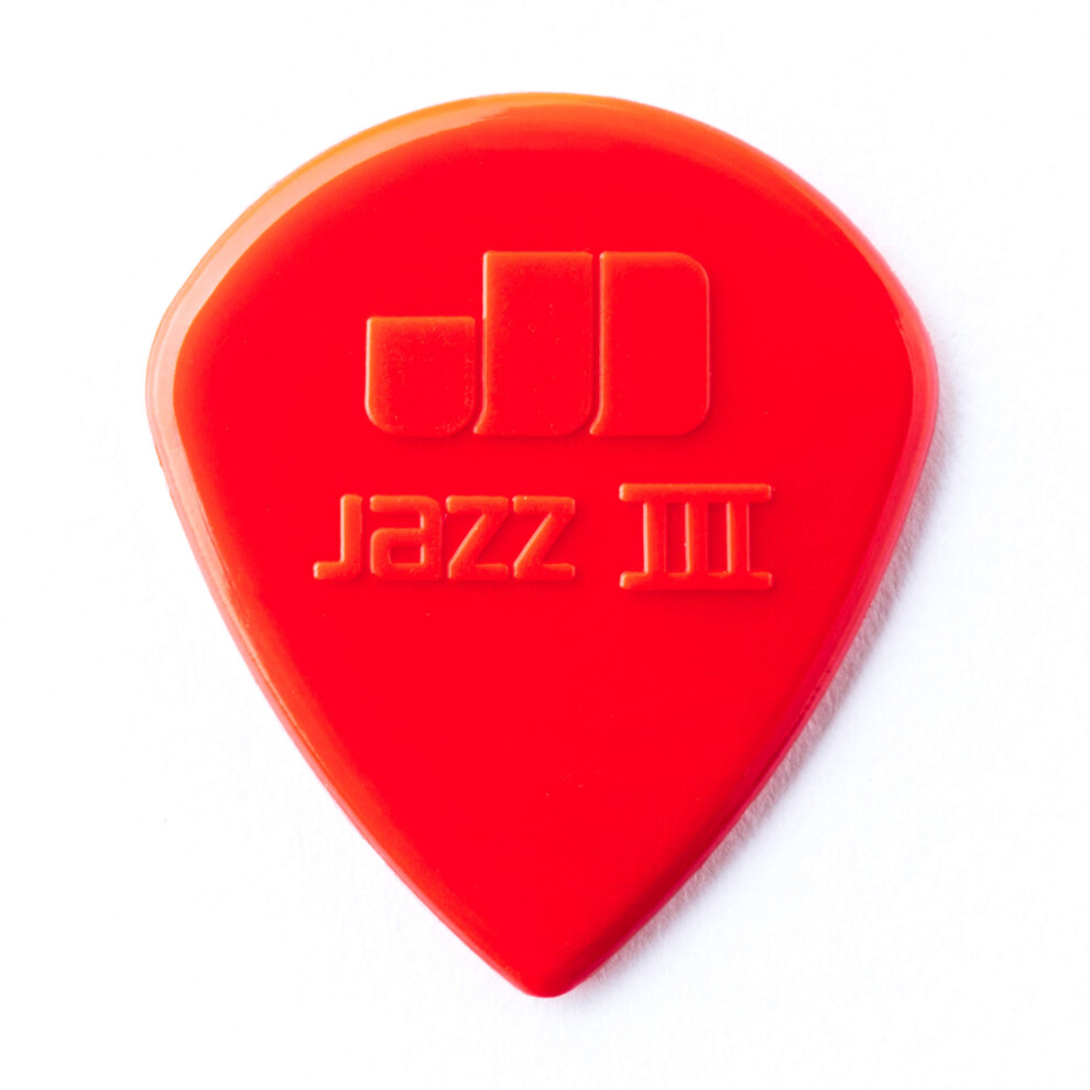 Dunlop Jazz III Pick Pack  Red Nylon 1.38mm