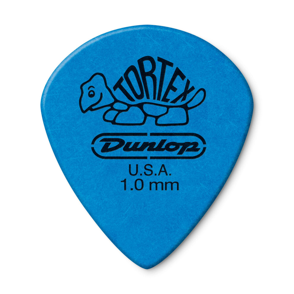 Dunlop 498R1.0 Tortex Jazz III XL  Blue  1.0mm  72/Bag