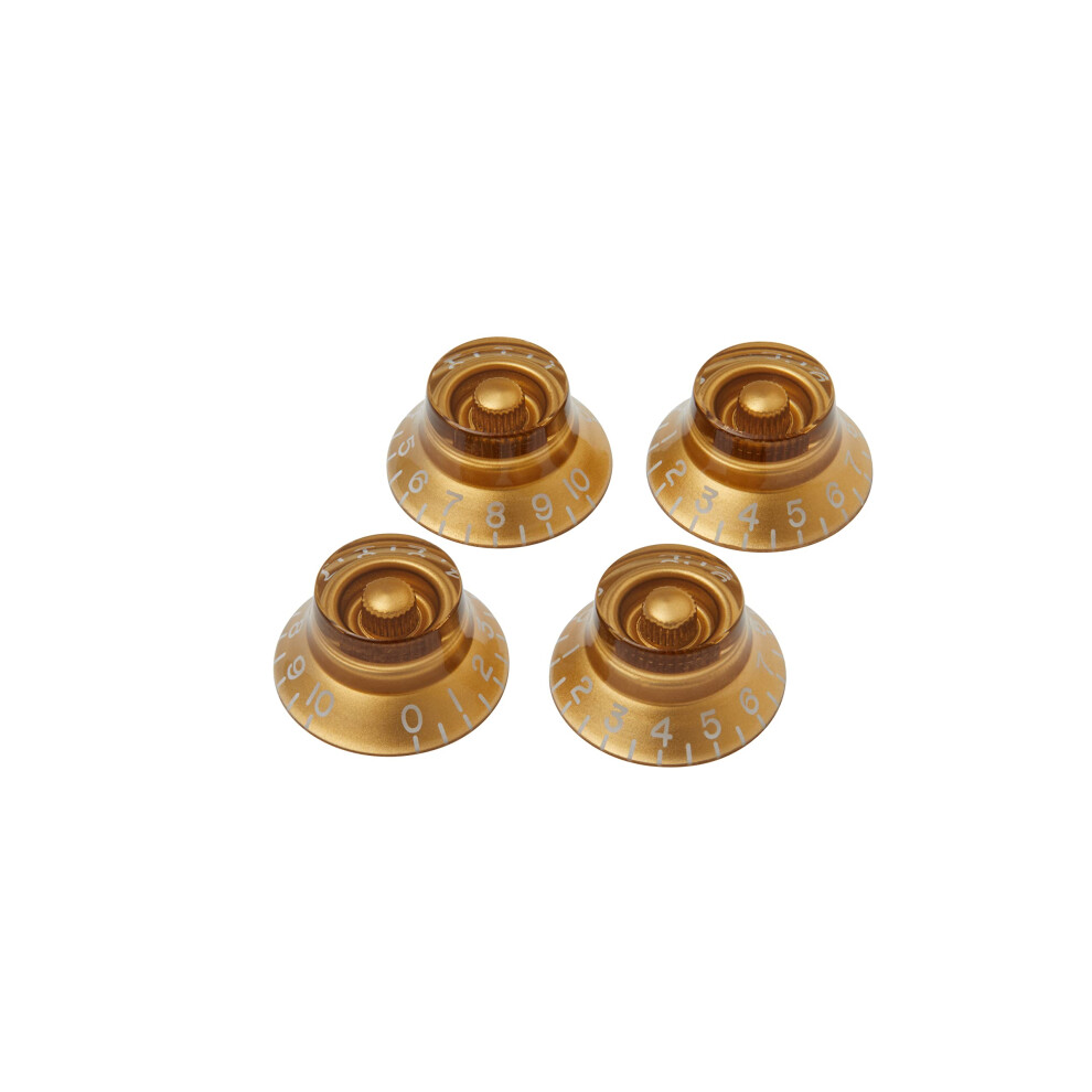 Gibson Top Hat Knobs - 4 Pack  Gold
