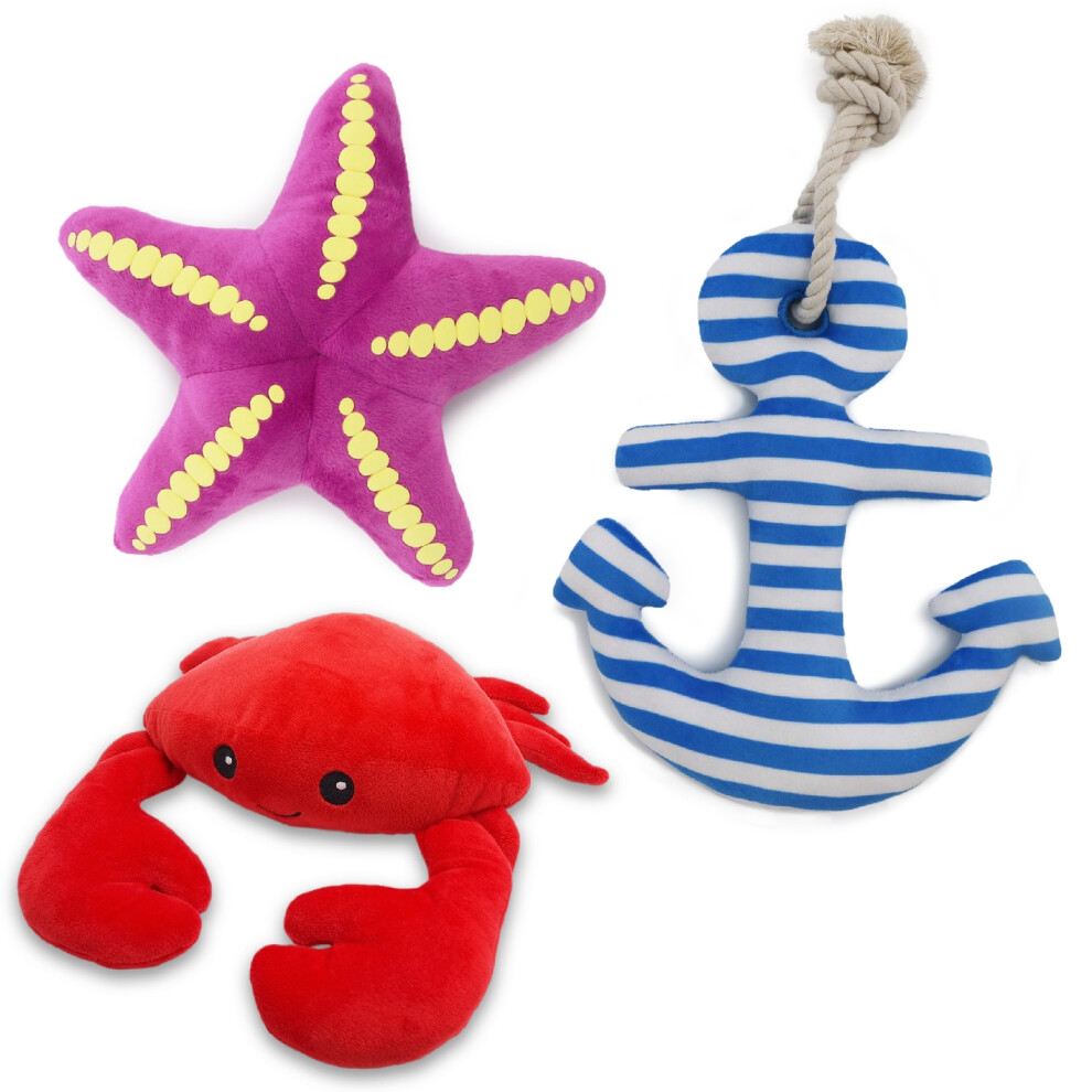 Ancol Made From Starfish Crab & Anchor Assorted Earth-Friendly