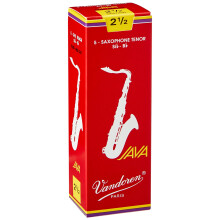 Vandoren SR2725R Tenor Sax JAVA Red Reeds Strength 2.5; 5-s doboz