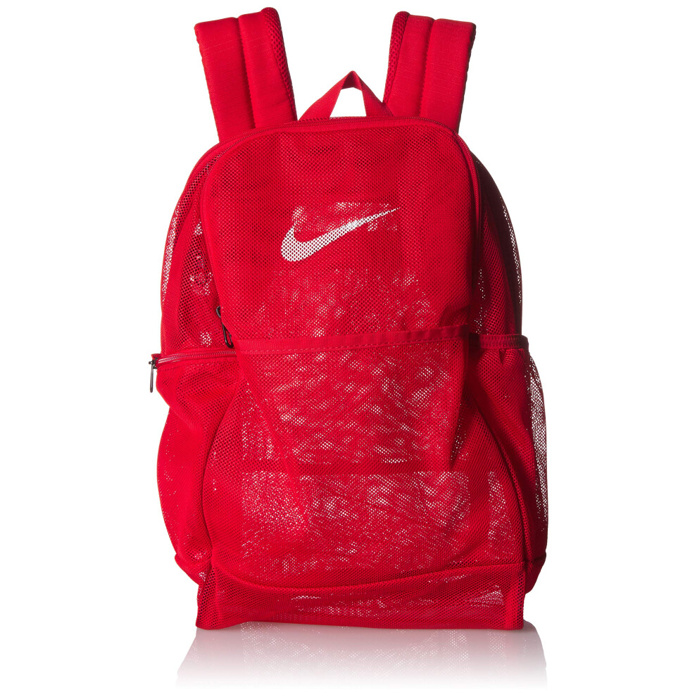 NIKE Brasilia Mesh Backpack 9.0  University Red/University Red  One Size