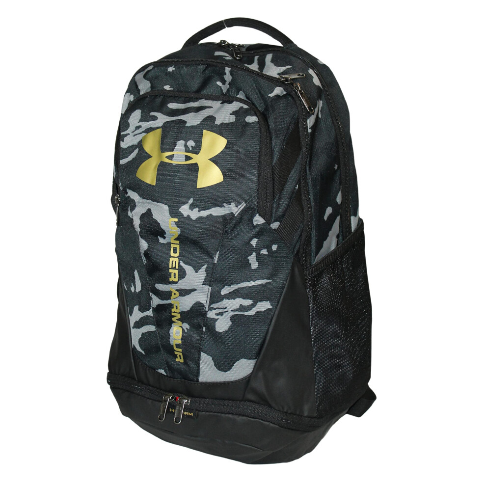 Under Armour Men's UA Hustle 3.0 Backpack (Black / Metallic Gold-007)  One Size