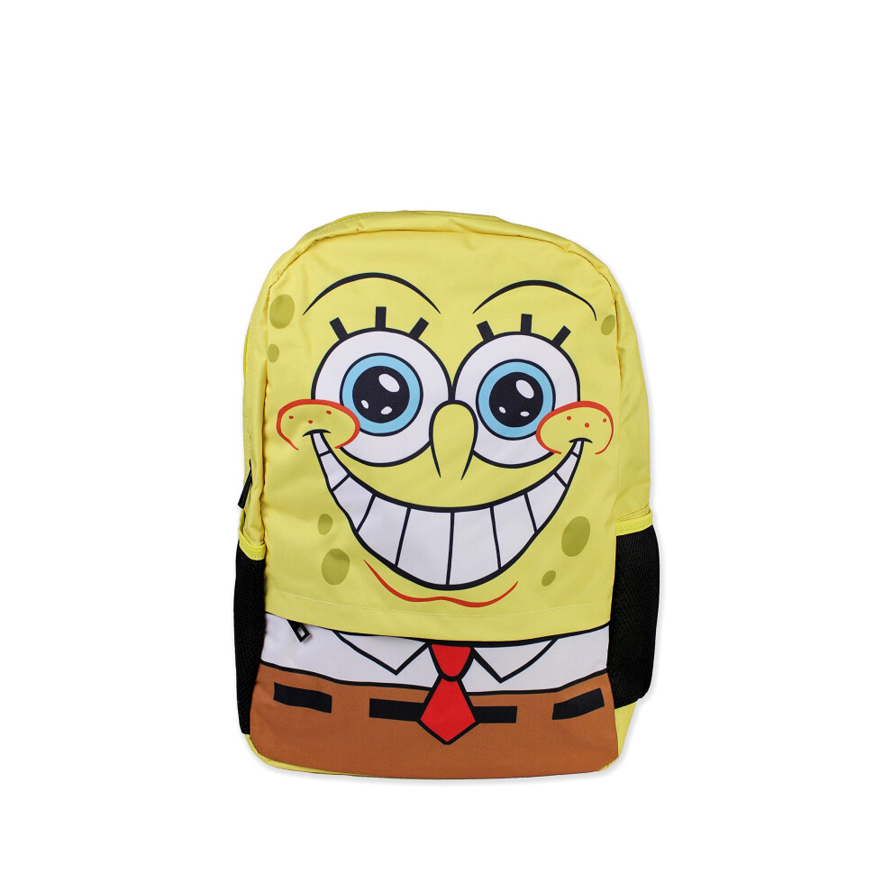 SpongeBob SquarePants Sponge Bob Square Pants Grinning Character Small Backpack Bag for Adults