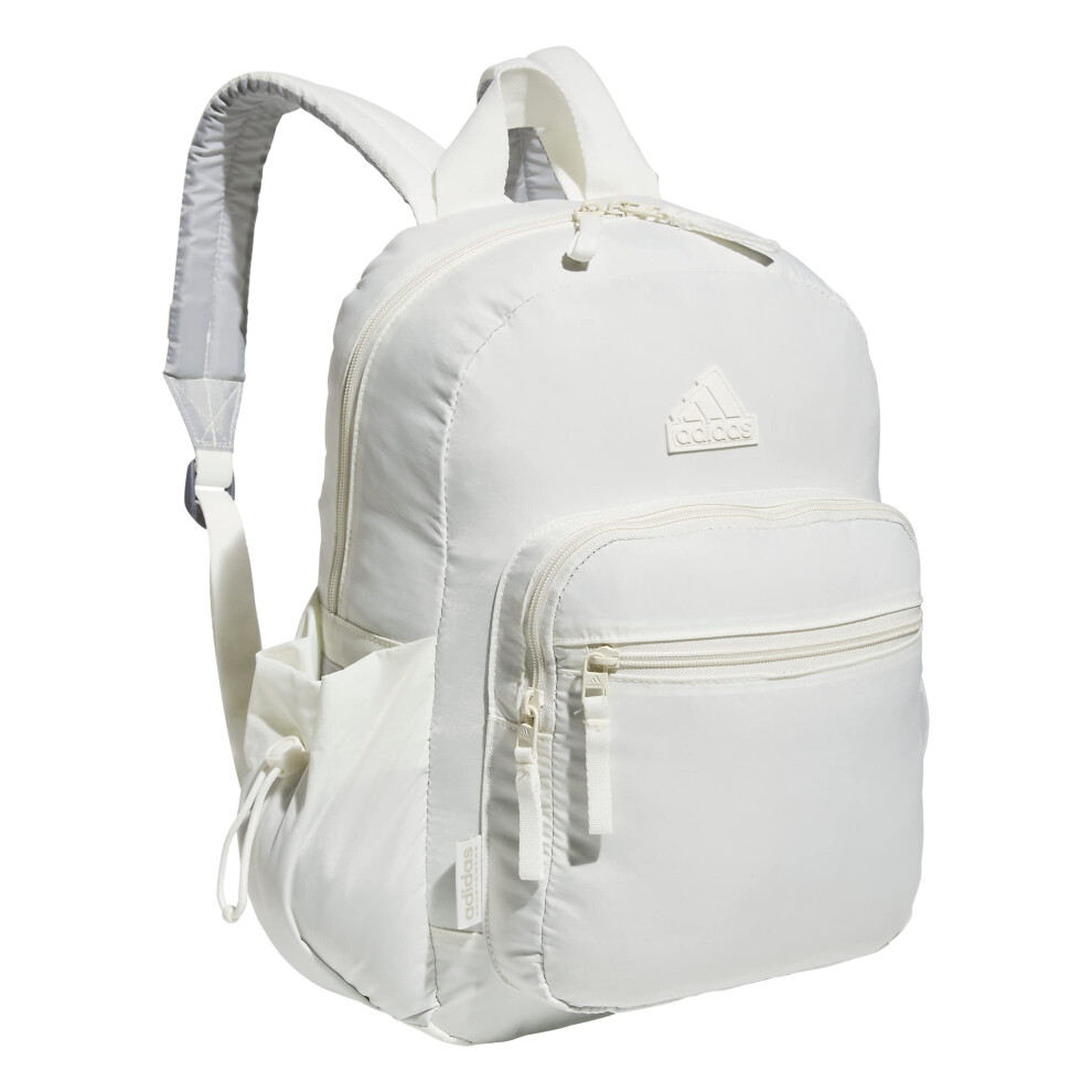 adidas Weekender Sport Fashion Compact Smaller Backpack with Detachable Mini valuables Pouch  Off White  One Size