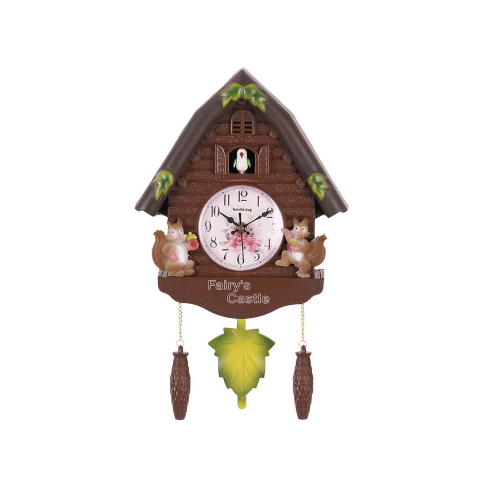 Antique Cuckoo Clock Time Bell Swing Alarm Watch Wall Art Handcraft Wall Clocks