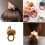 Aysekone 5 Pezzi Elastici Capelli Stile Coniglio Peluche 3