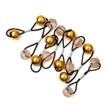 RED by Kiss 8 stuks 16 mm bal haarelastiekjes bubble paardenstaarthouders voor kinderen meisjes kinderen vrouwen baby peuters dubbele kraal kleurrijk