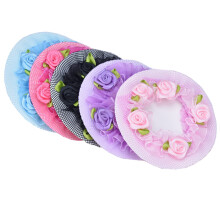 IRIIRIO 5kpl Vrilliset Hiusverkot Hius Snood Flower Edge Elastinen nauha Numpun pllinen balettitanssijalle Luisteluvoimistelu Esiintymistanssijat