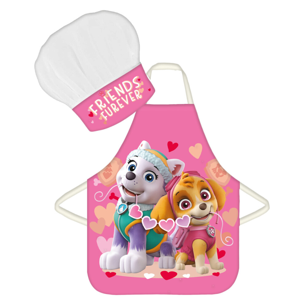 Paw Patrol Pups Skye Apron And Chef Hat Set. Everest Snow Rescue Dog