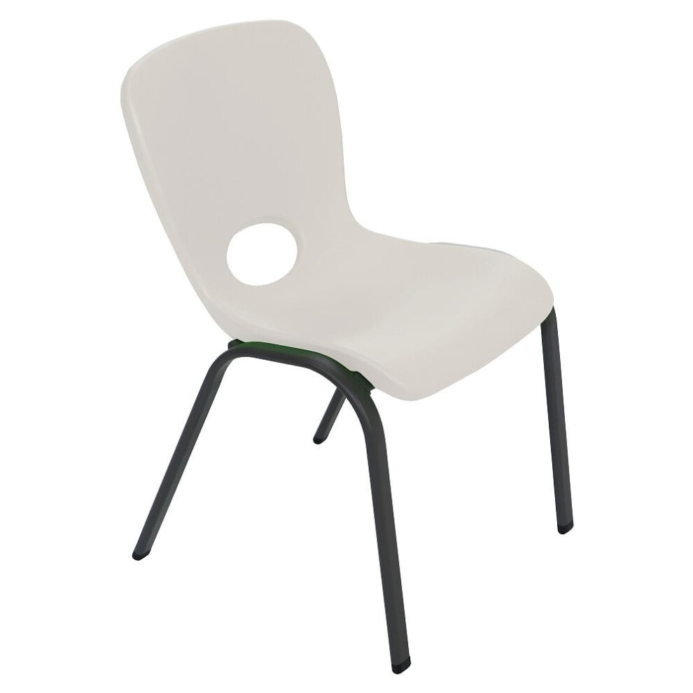 Lifetime 80383 Kids Stacking Chair  Almond-image-OPC-PFNDBQ9-NEW