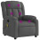 VidaXL vidaXL Massagesessel Dunkelgrau Stoff 1