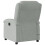 VidaXL vidaXL Massage-Relaxsessel, hellgrauer Samt 5