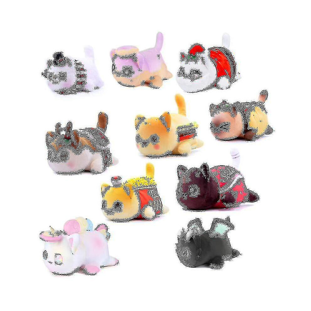 (Taco meemeows) Aphmau Meemeows Plush Doll Cat Doll Soft Pillow Toy