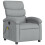 VidaXL vidaXL Massage-Relaxsessel, hellgrauer Stoff 3