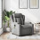 VidaXL vidaXL Massage-Relaxsessel, Stoff, Dunkelgrau 1