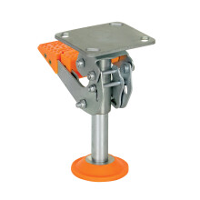 Vestil FL-LKH-8 stlgolvls 8-5/16 till 9-7/16 tum. Hjd silver