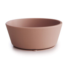 mushie Ciotola in Silicone con Ventosa | Design Antiscivolo Senza BPA (Blush)