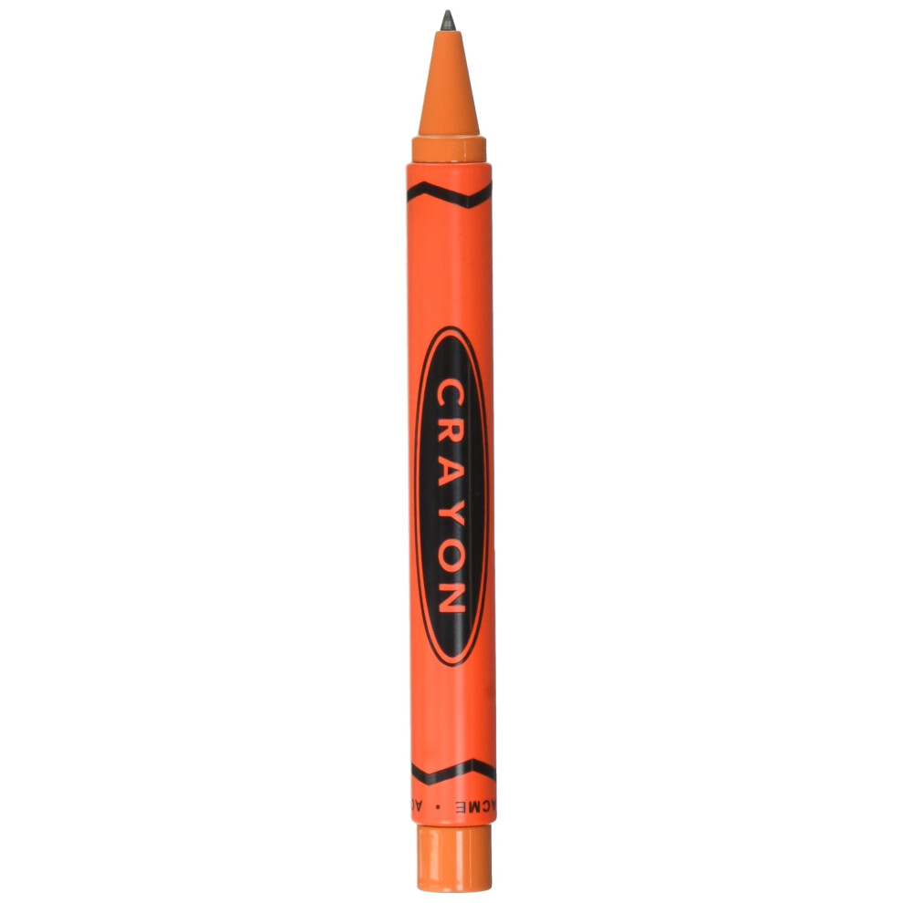 ACME Studios Crayon - Orange Retractable Roller Ball Pen by Adrian Olabuenaga (PACME3ORRR)