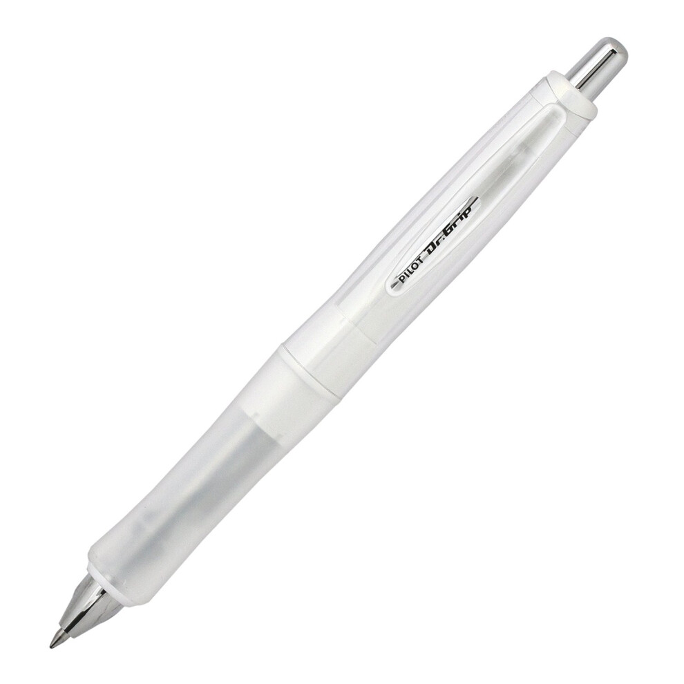 Pilot Ballpoint Pen Dr. Grip G-Spec Flash Color  Flash White  Black Ink (BDGS-60R-FW)