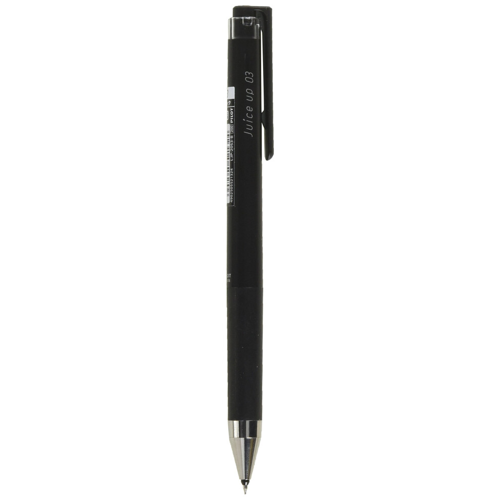 Pilot Knock Gel Ink Extra Fine Ballpoint Pen  Juice Up 03  Black (LJP-20S3-B)