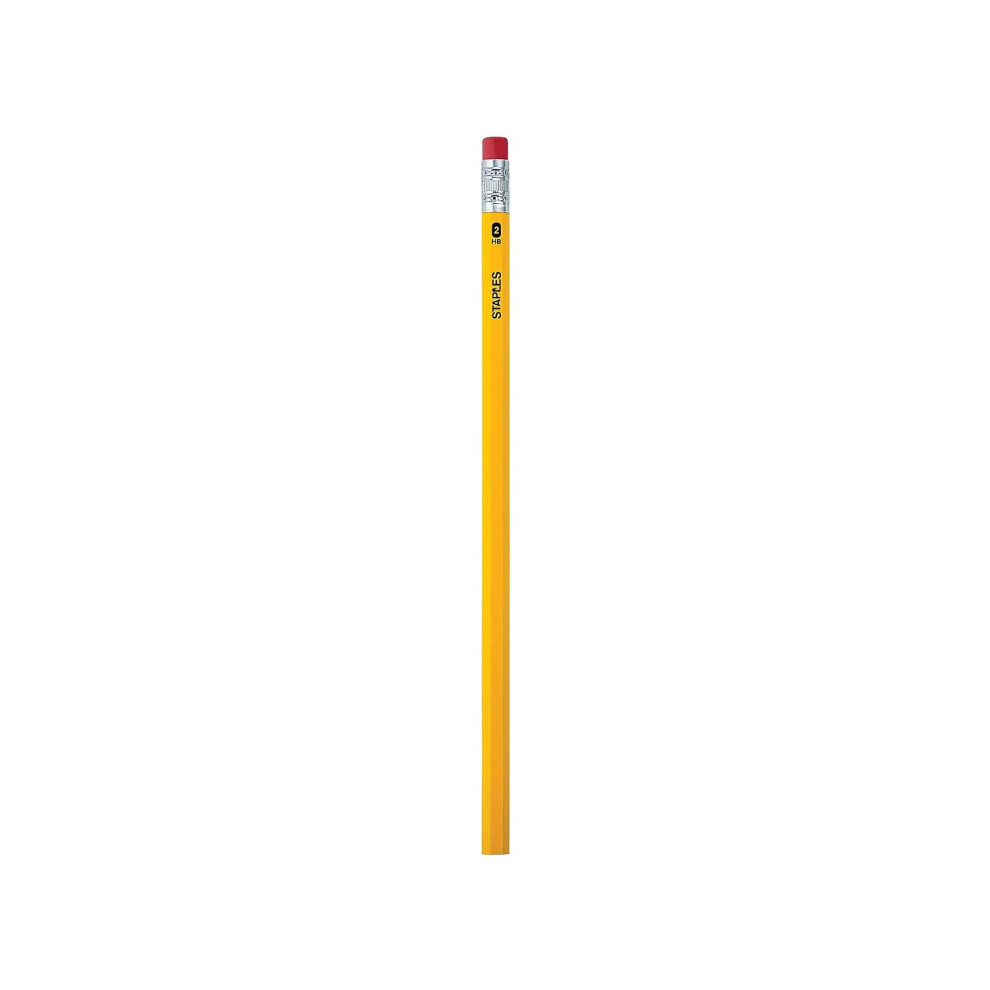 Staples #2 Yellow Pencils  Dozen