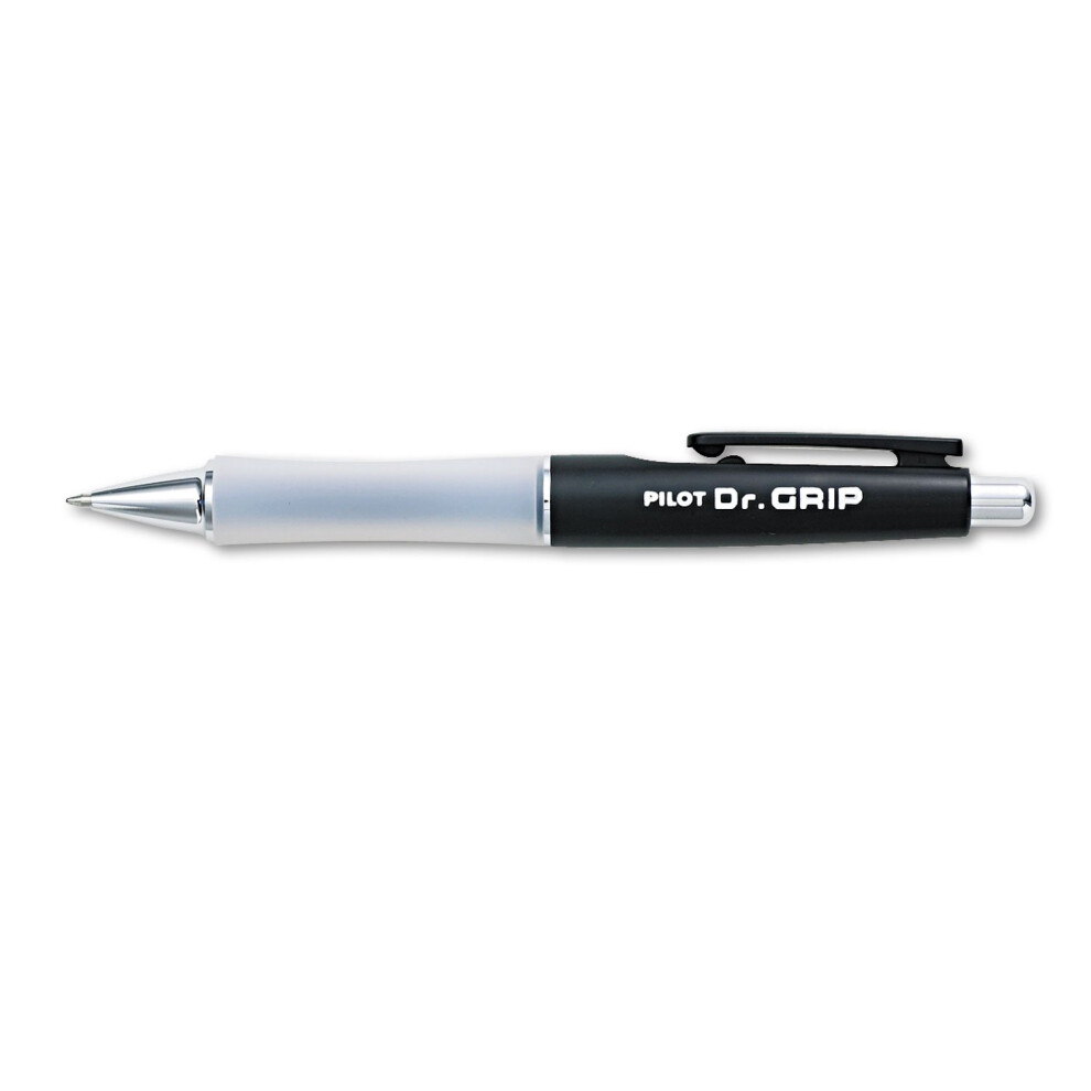 Pilot 36100 Retractable Ballpoint Pen 1.0mm  Med Pt  BK Barrel  BK Ink