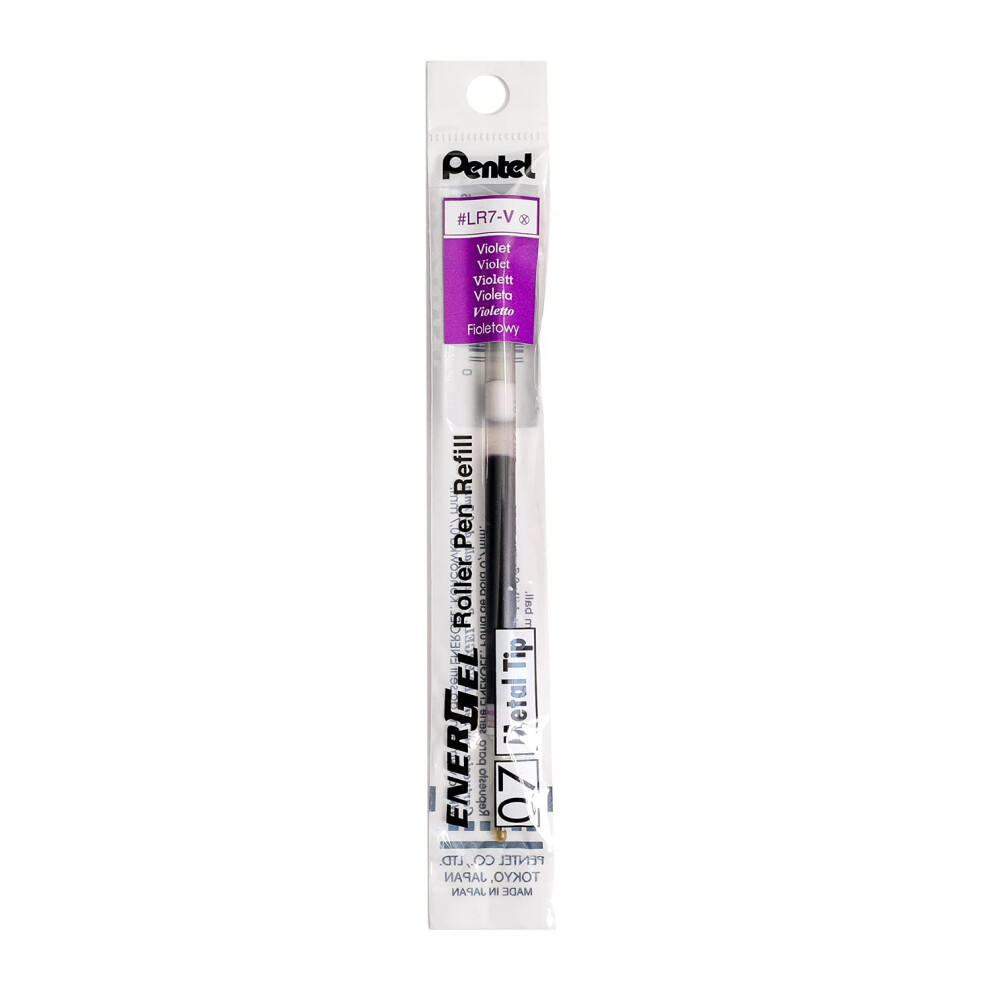 Pentel Penlr7v - Refill For Energel Retractable Liquid Gel Pens