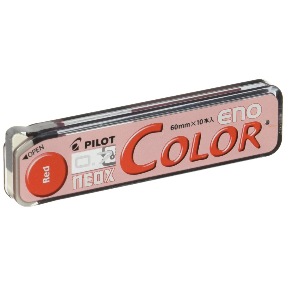 Pilot Color Mechanical Pencil Lead Eno  0.7mm  Red  10 Leads (HRF7C-20-R)