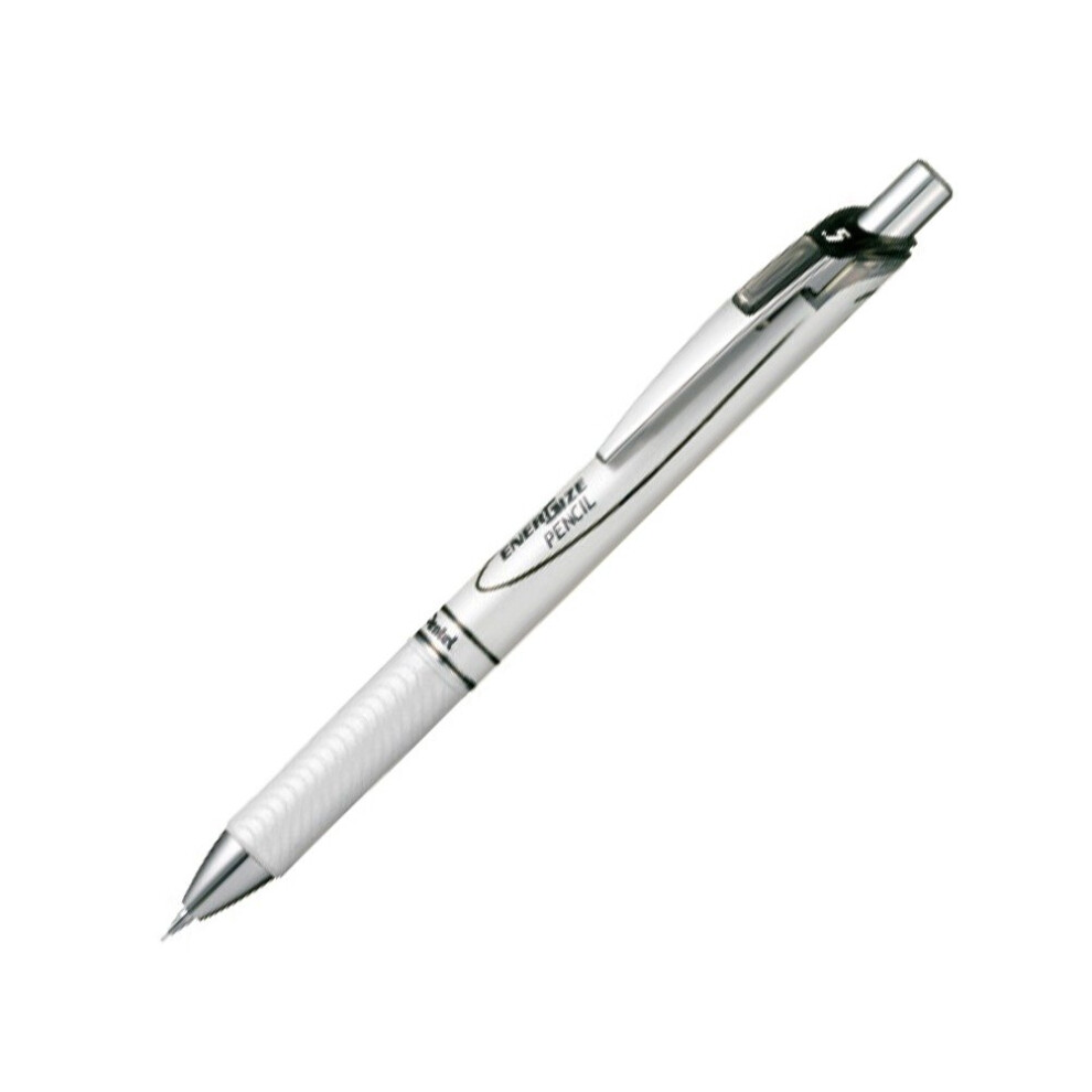 Pentel Mechanical Pencil  Energize  0.5mm  Pearl White & Black (PL75-AW)