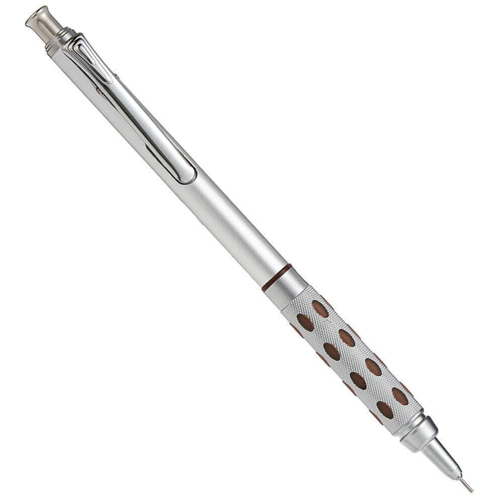 Pentel Arts GraphGear 1000 0.3mm Premium Mechanical Pencil (PG1013EPABP) Silver