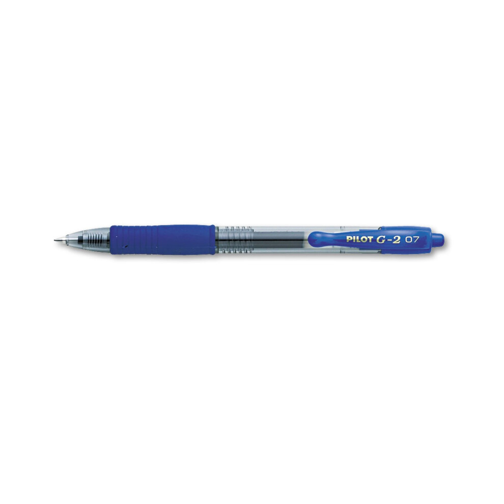 Pilot 31021 Gel Pen Retractable/Refillable Fine Point Blue Ink