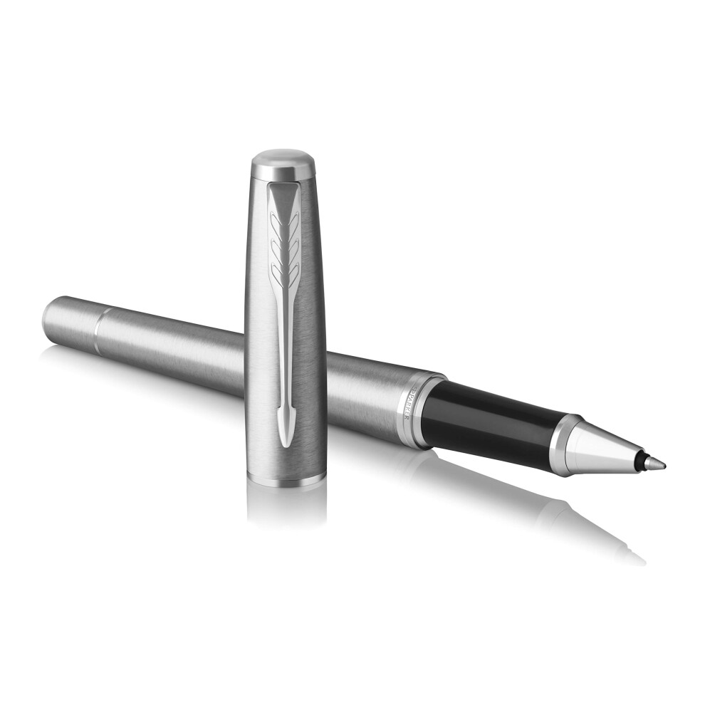 Parker Urban Rollerball Pen  Metro Metallic with Fine Point Black Ink Refill  Gift Box (1931588)