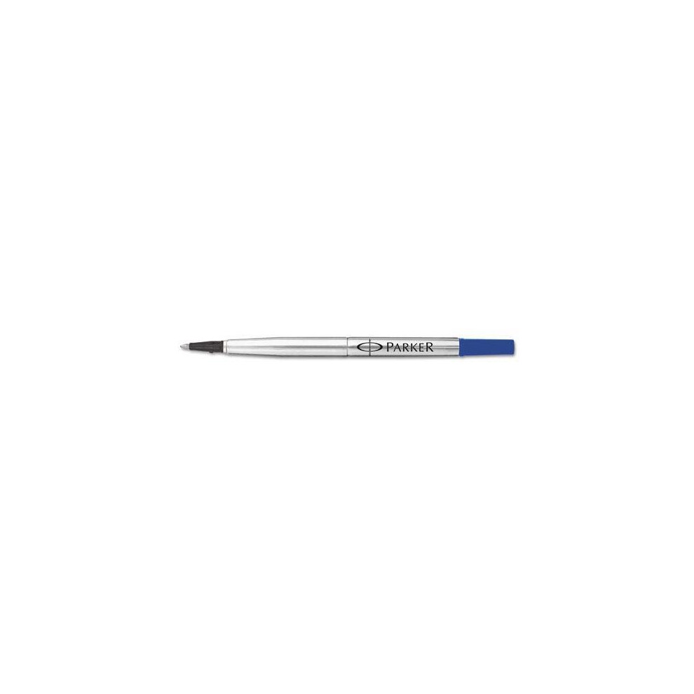 Parker 3022531 Refill for Roller Ball Pens  Medium  Blue Ink