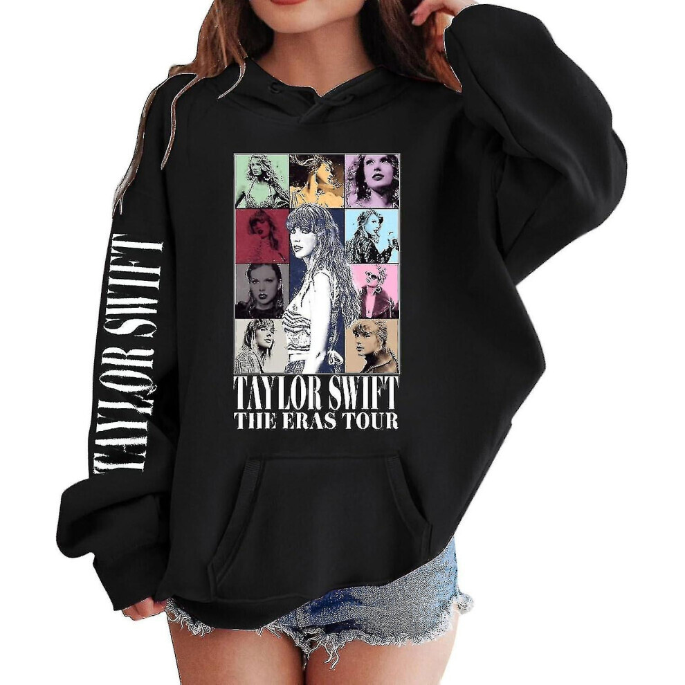 (8 to 9 Years(130cm)) (12 to 13 Years(150cm)) Girls Hoodies 1989 Casual Taylor Sweatshirt Kids Boys Swifts Pullover Hooded Concert Outfit For 4-14 Years
