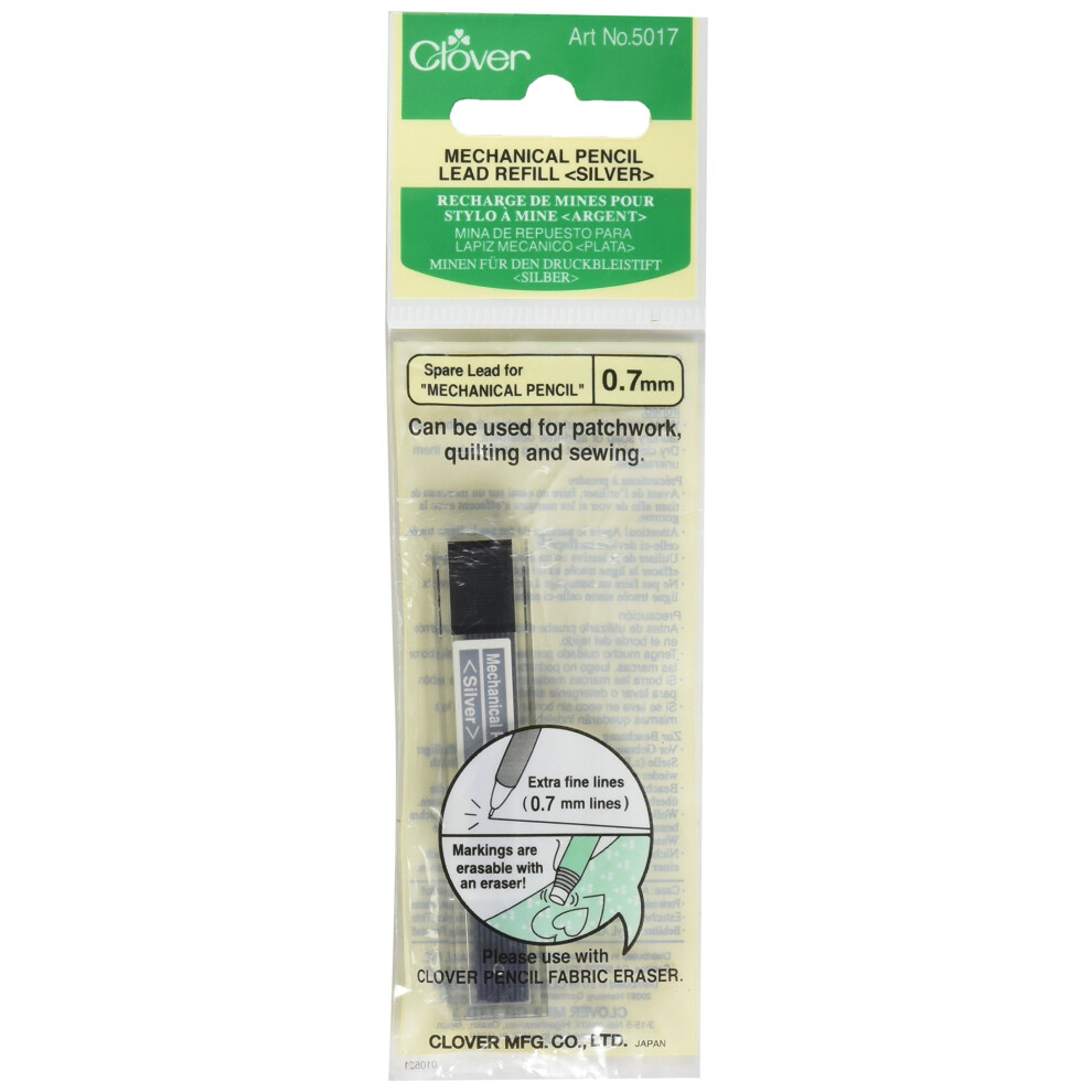 Clover Refill Mechanical 0.7mm Pencil  Silver