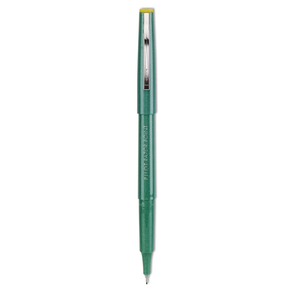 Pilot 11010 Razor Point Marker  .3mm  Extra Fine  Green Ink