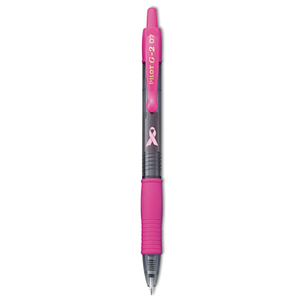 Pilot 31332 Gel Pen Rolling Ball Retractable  Fine Pt PK/Barrel  BK/Ink