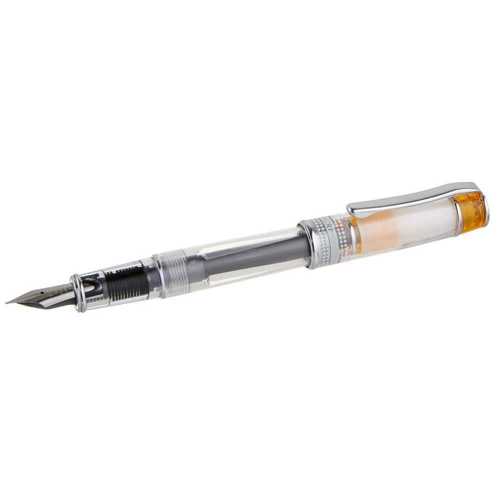 Pilot Prera Iro-Ai Fine-Nib Transparent Orange Body Fountain Pen (FPRN-350R-TOF)