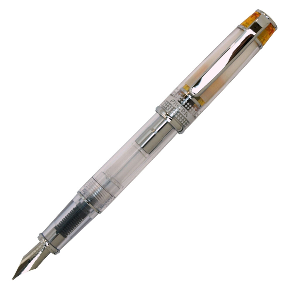 Pilot Prera Iro-Ai Medium-Nib Transparent Orange Body Fountain Pen (FPRN-350R-TOM)